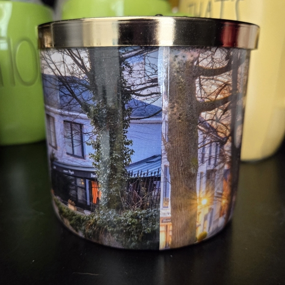 Belgium EMPTY Candle Scenic Jar w/ Lid • (Goosecreek) - Picture 4 of 8